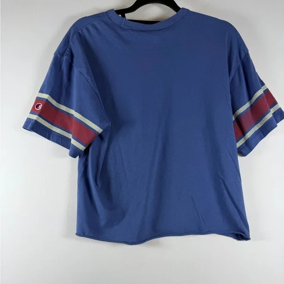 Champion Women's Short Sleeve Cropped T Shirt - Blue - S, XL & XXL - Picture 5 of 10